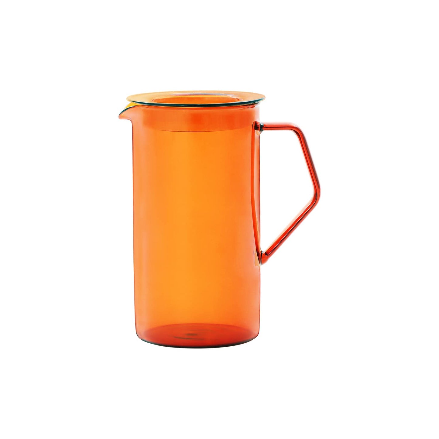 Kinto 21463 CAST AMBER Jug, 25.4 fl oz (750 ml), Heat Resistant Glass, Microwave and Dishwasher Safe