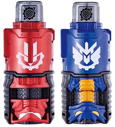 Gashapon Kamen Rider Build GP Full Bottle 16 Rabbit Evol Bottle & Dragon Evol Bottle Set