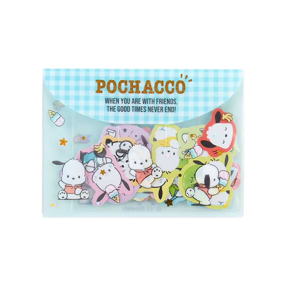 Sanrio 401331 Pochacco Sticker & Case Set