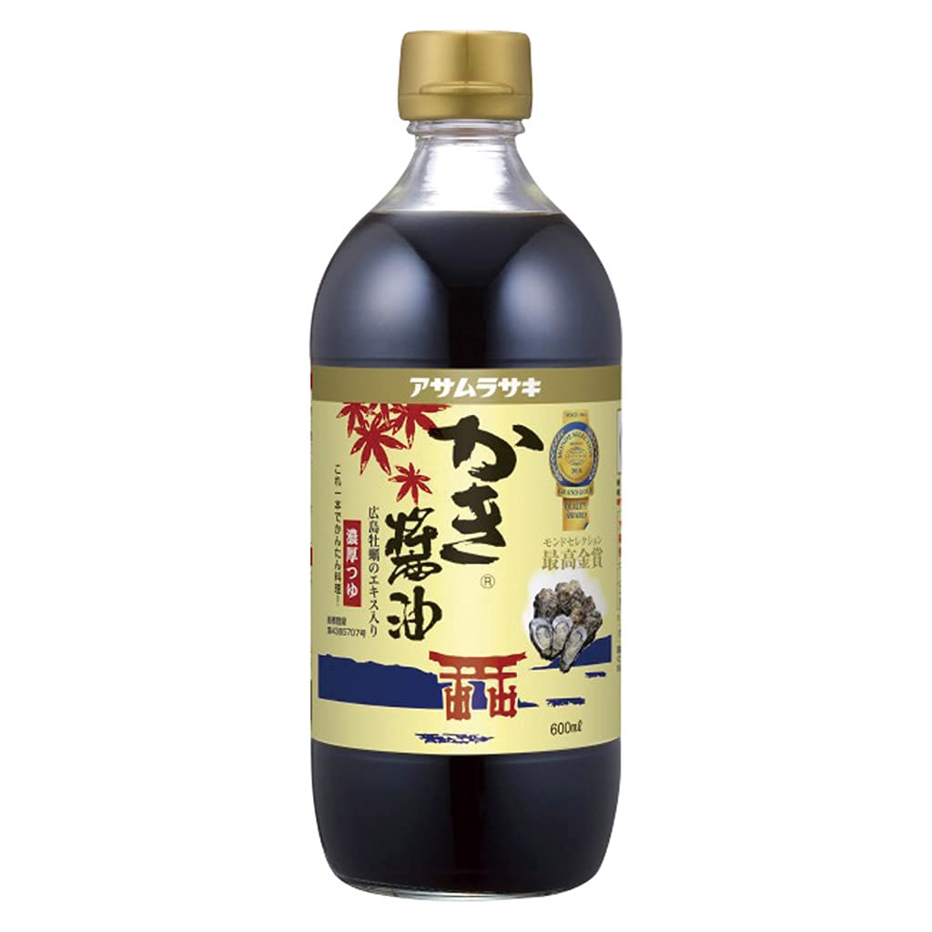 Asamurasaki Premium Oyster Soy Sauce � Rich Tsuyu Blend with Fresh Hiroshima Oysters, Bonito & Kelp Dashi � Perfect for Cooking, Boiling, Soups, and More � Monde Selection & iTi Award-Winning Quality � 500ml