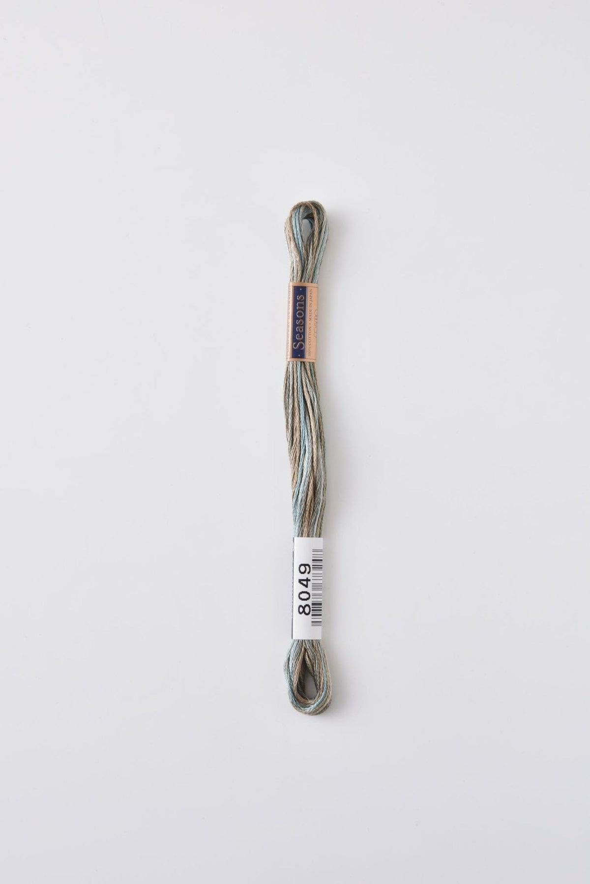 Lecien Japan SE80-8049 Cosmo Seasons Variegated Embroidery Floss, Blues/Browns