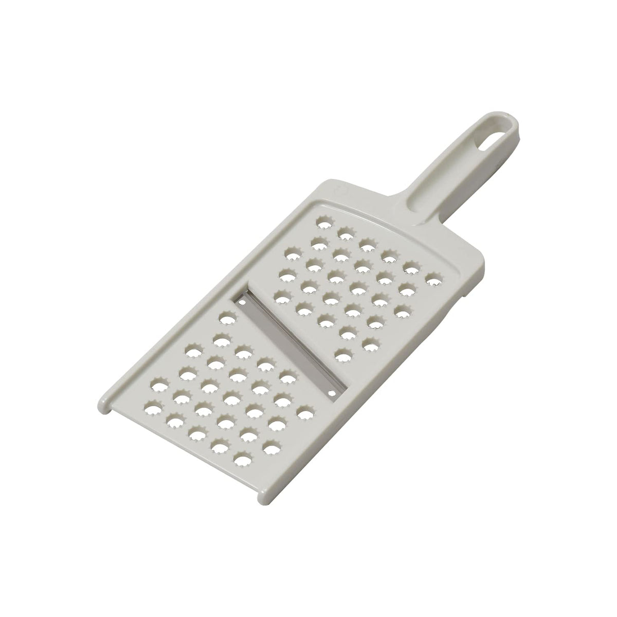 Pearl Metal Simple Use CC-1592 Slicer, Grater, Plastic, Radish, Yamam, Ginger, Made in Japan, White