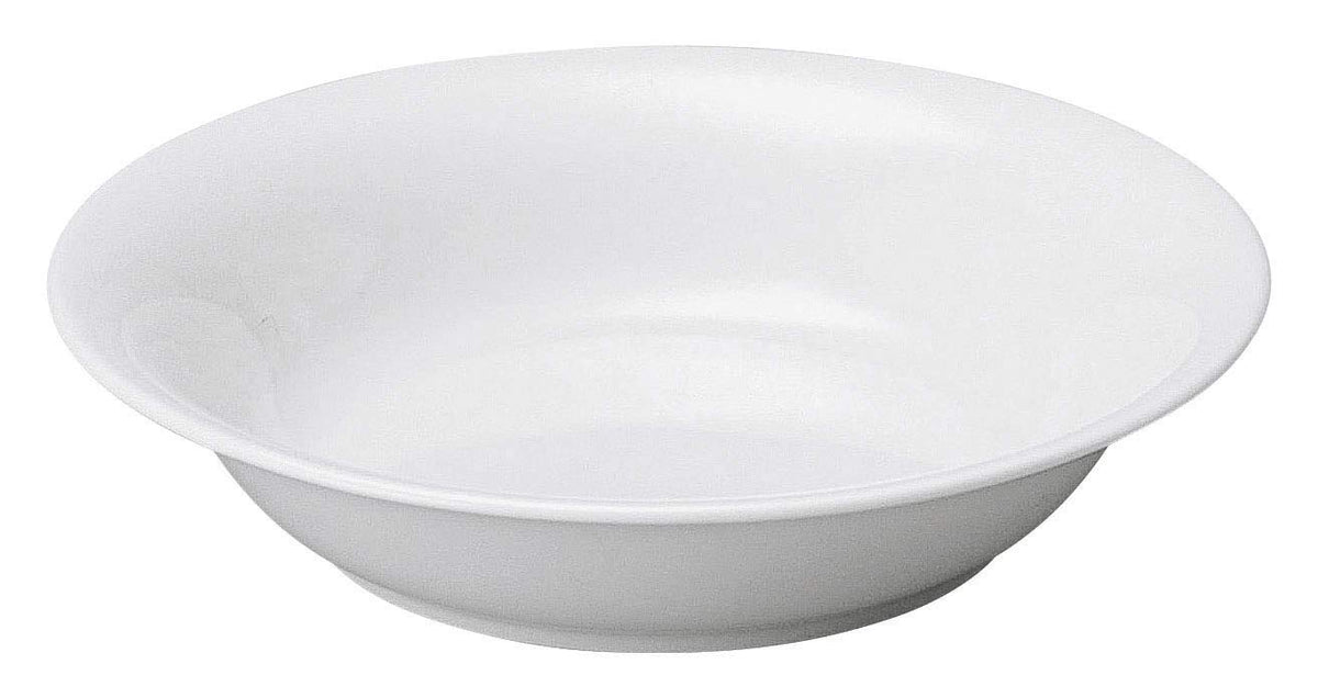 Maruka Koyo 50700020 Medium Bowl, Urban White, Diameter 6.6 x Height 1.5 inches (16.7 x 3.7 cm), Commercial Use