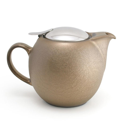 Zero Japan BBN-04 AGO Universal Teapot for 5 People, Antique Gold