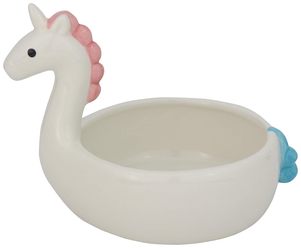 サンアート Sunart SAN2978 Cute Tableware, Home Cafe, Animal, Unicorn, Dessert Cup, Bowl Plate, 6.1 inches (15.5 cm)