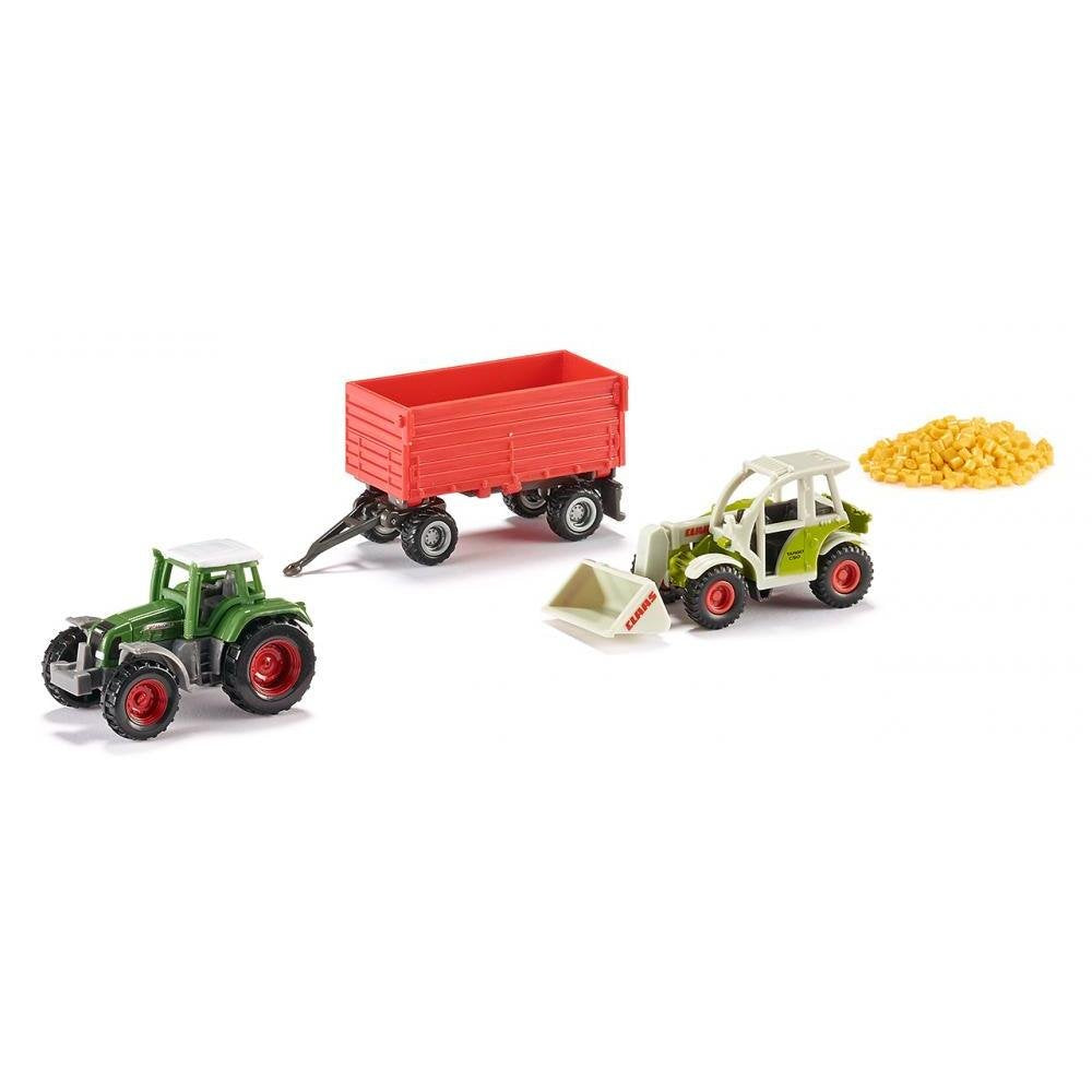 SIKU 6304, Farming Gift Set, 4-piece, Metal/Plastic, Multicolour, Play Set, Movable Parts