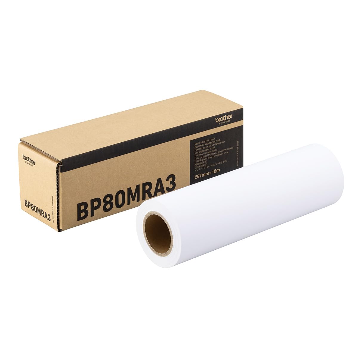 [Brother Genuine] BP80MRA3 Inkjet Roll Paper (Matte Paper) 11.7 inches (297 mm x 18 m)