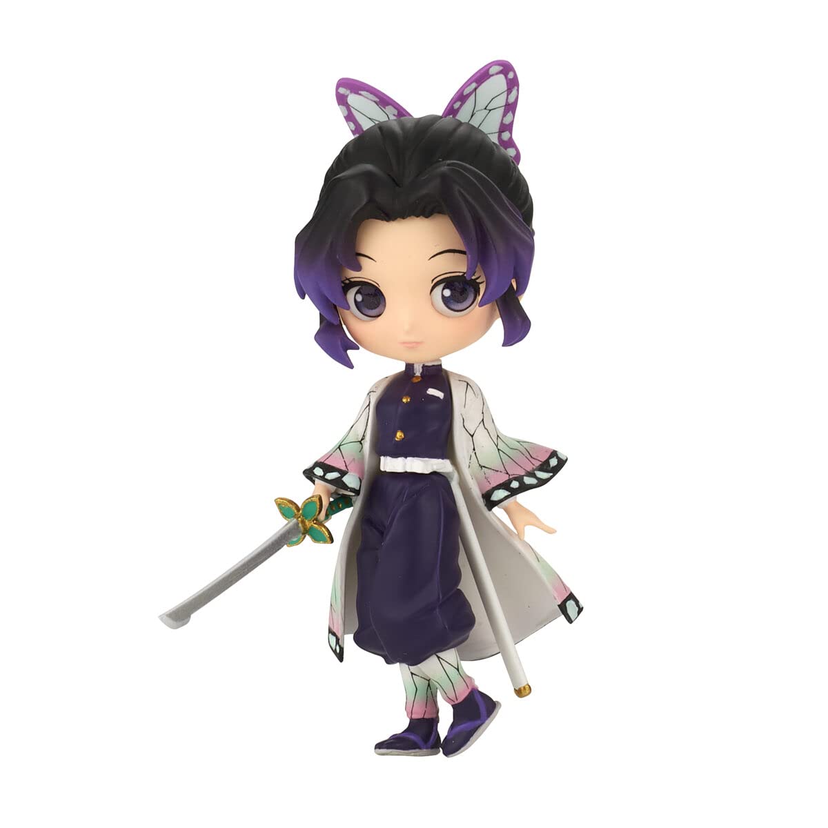 Banpresto Demon Slayer: Kimetsu no Yaiba Q posket Petit vol.4(A:Shinobu Kocho), Multiple Colors (BP17745)