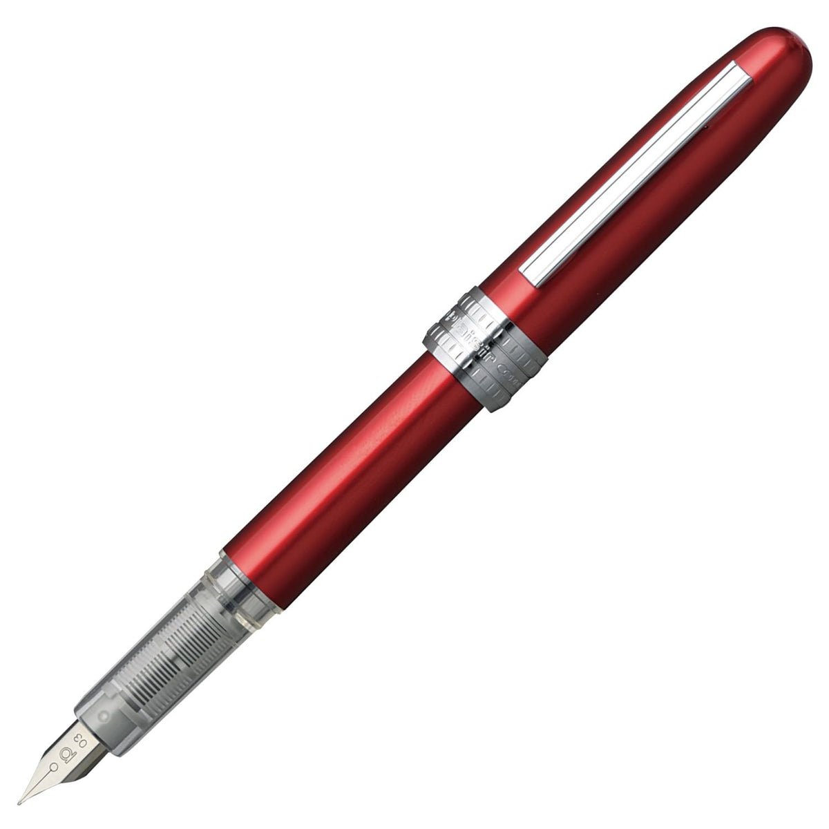 Platinum Fountain Pen, Plaisir Fine Nib, Red (PGB-1000-#70-F)
