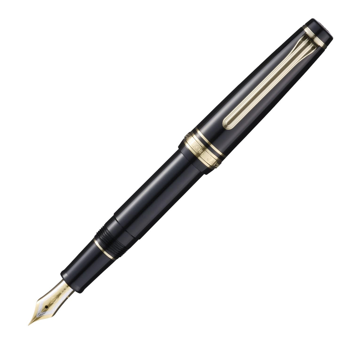 SAILOR Professional Gear Slim Mini Fountain Pen 21K Gold Nib Extra Fine, Black, 11-2155-120 Japanese Pocket Fountain Pen, Premium Writing Pen, Made in Japan
