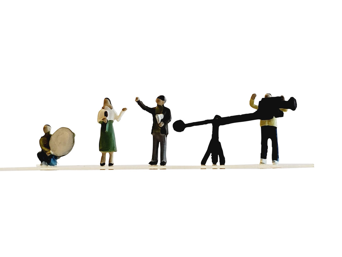 GeoColecraft The Human TV Crew 1 320708 Diorama Supplies