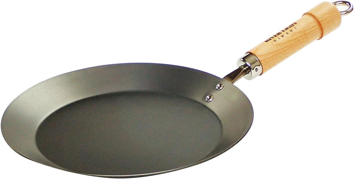 Riverlight J1721 Kyoku Japan Iron Crepe Pan, 8.3 inches (21 cm), Iron Nitriding, IH Compatible, Rust Resistant, Made in Japan