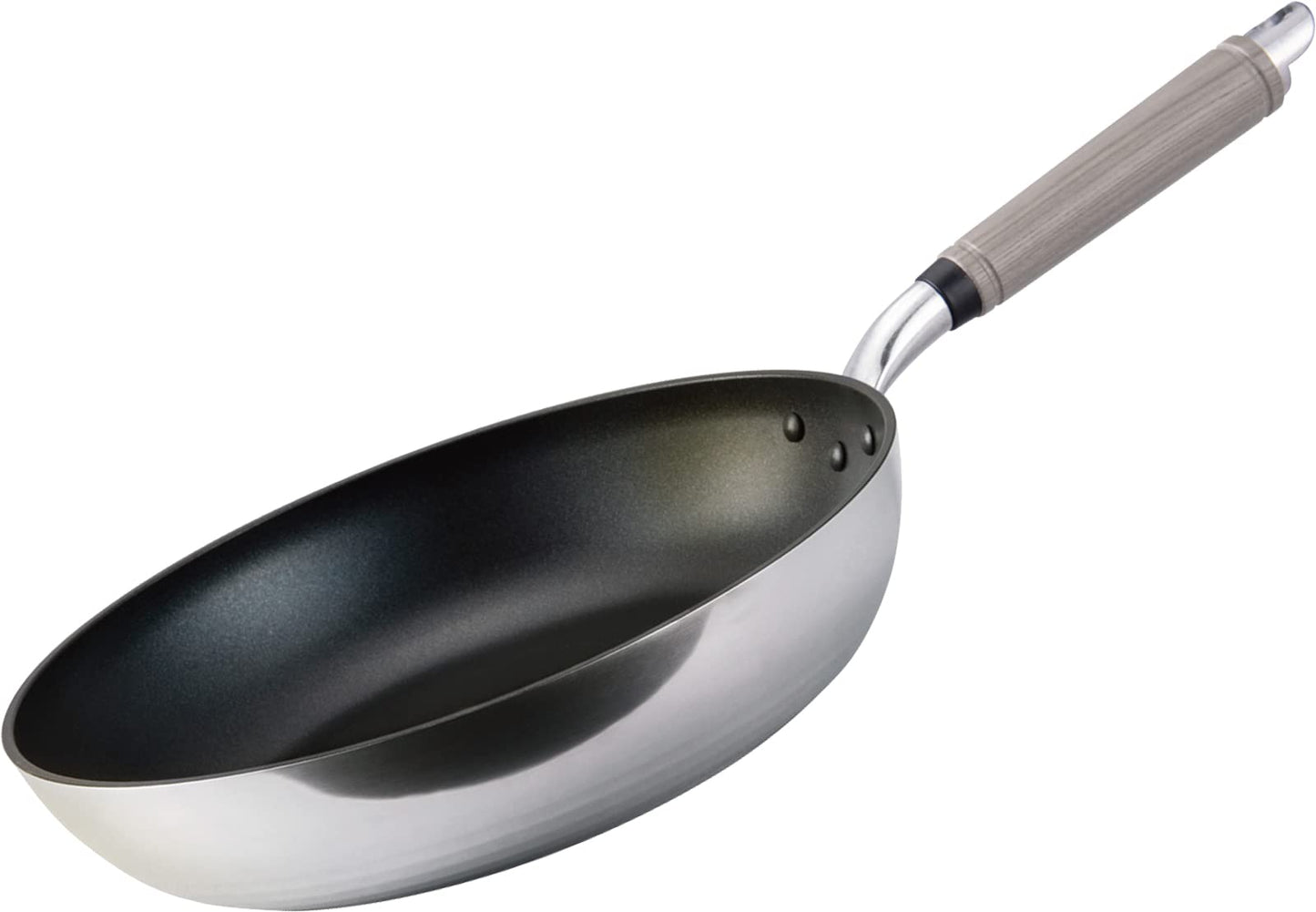 Hokuriku Alumi FAN A-2815 Lightweight Frying Pan, 11.8 inches (30 cm), For Gas Fire, Made in Japan
