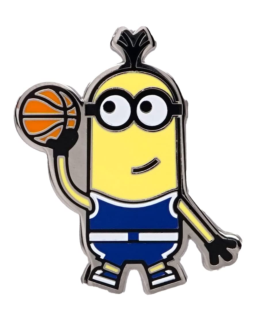 Minions - Kevin Playing Basketball Enamel Pin | Official Licensed Merchandise