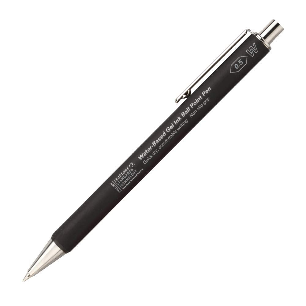 Stalogy Water-Based Gel Ink Ball Point Pen 0.5Mm,Black - S5210