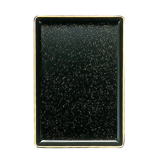 Buddhist Supplies, Accessories, Business Card Bon, Celebration, Tray, Obon Buddhist Altar Supplies, for Fuses, Stamp Bon, Black Gold Pear Fabric, Small, Made in Japan, Sunmeny