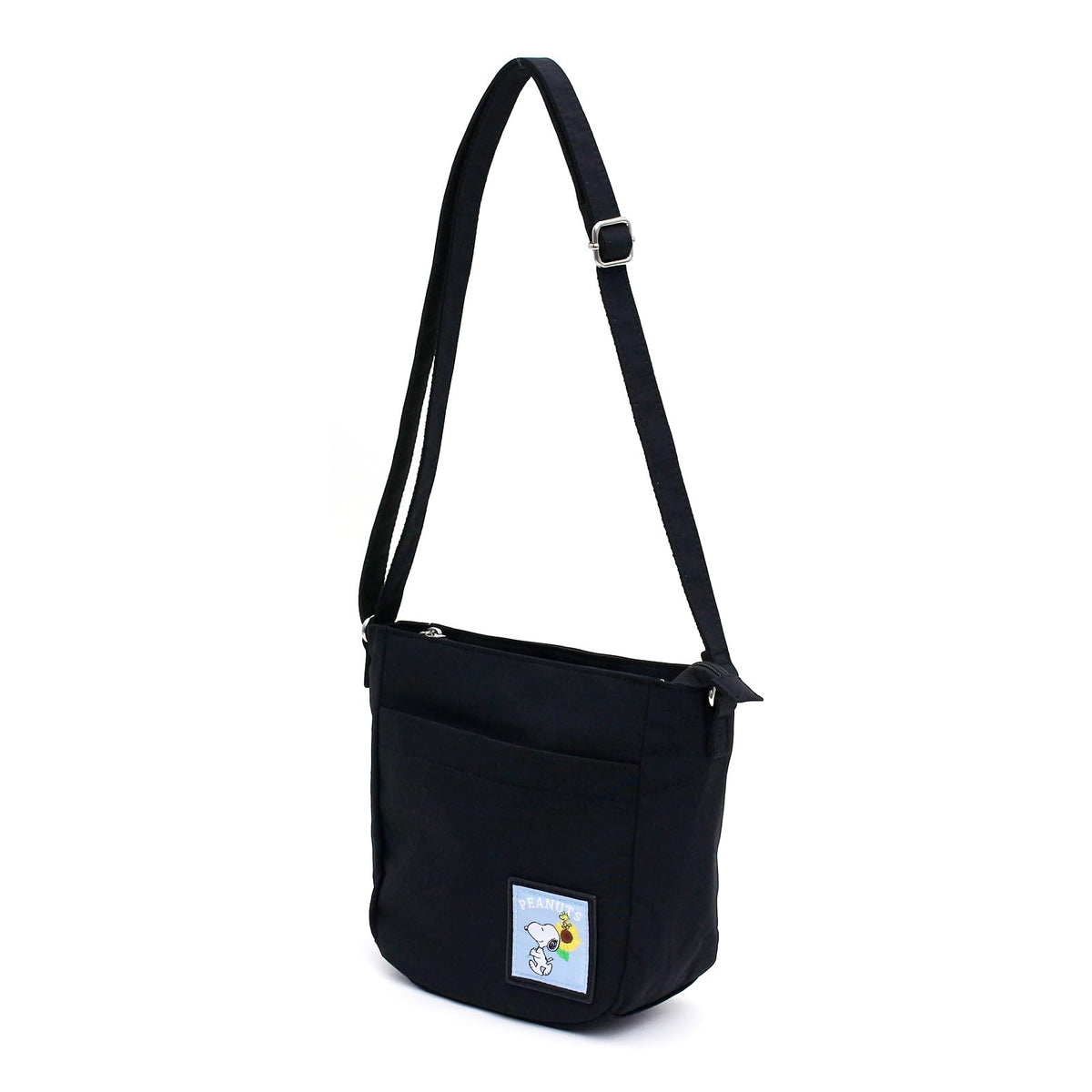 HAPITAS(ハピタス) Puffer Bag Series, Time Sale, Popular Hyokkori Snoopy Tag Included, PN146 Black Sunflower