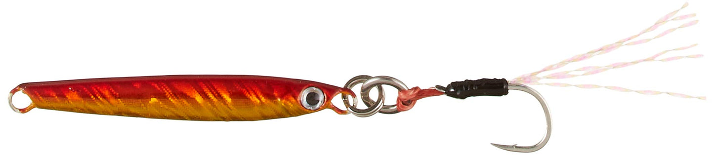 Major Craft Jig Jig para Micro Slim Jig JPMSL-1.5#3 RED Gold 0.06 oz (1.5 g)