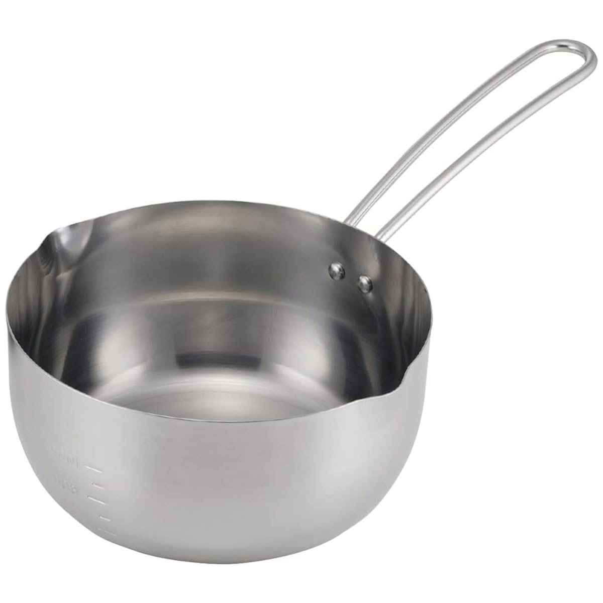 Shimomura 43220 Dishwasher-Safe Yukihira Pot 7.9 inches (20 cm), Made in Japan, 2.4 L (2.4 L), Direct Fire, Induction Compatible, For 3-4 People, Includes Spout for 3 to 4 People, Graduated Portion,