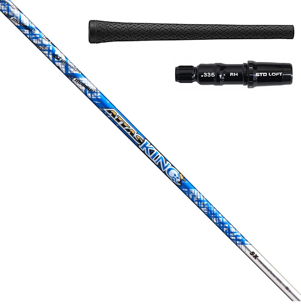Taylor Made STELTH Series SIM-MAX.M5.M6 Shaft with Driver Compatible Sleeve ATTAS 13 King 5X 45.75 (IOMIC Grip)