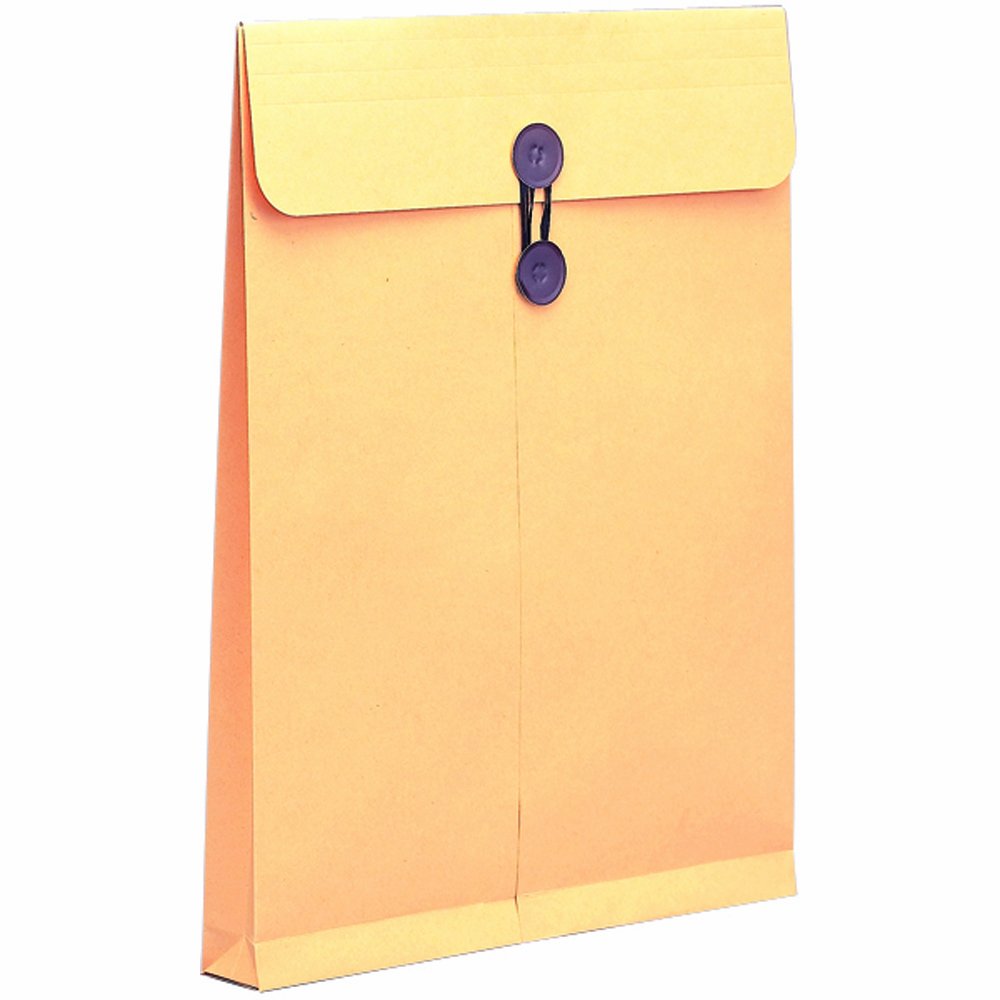 Maruai H-12X50P Envelope A4, Rectangular No. 2, Storage Bag, Gusset, String Included, 50 Sheets