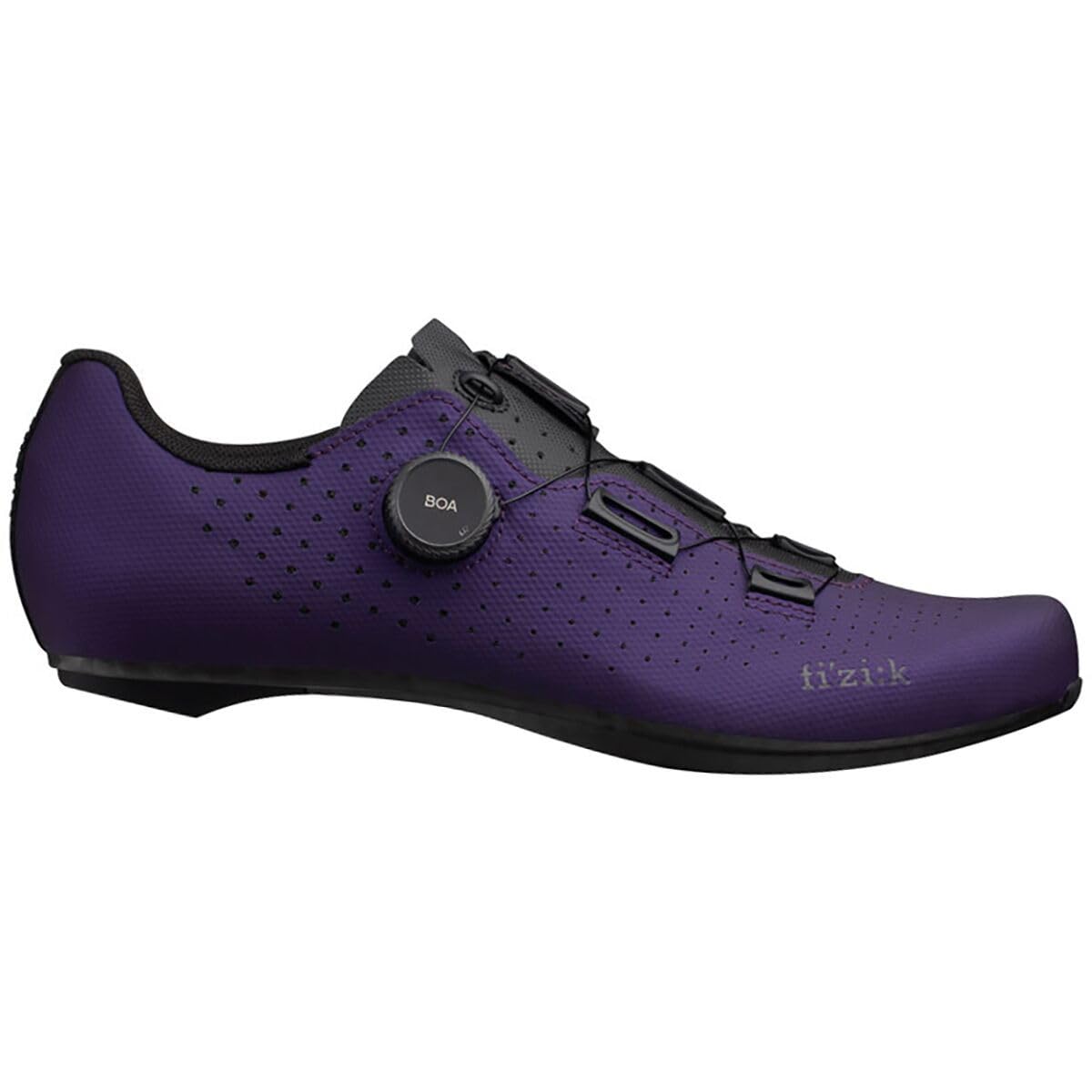 Fizik Tempo Decos Carbon, Single Boa Carbon Road Cycling Shoes, Aubergine, 6.5-7