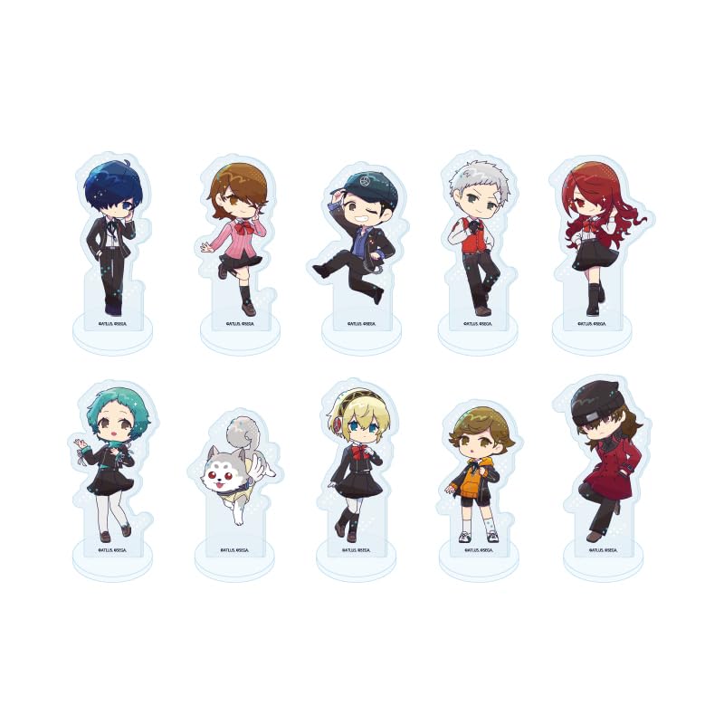 Persona 3 Reload 01 [POP Art Illustration] Acrylic Petite Stand, Complete Set, Box of 10