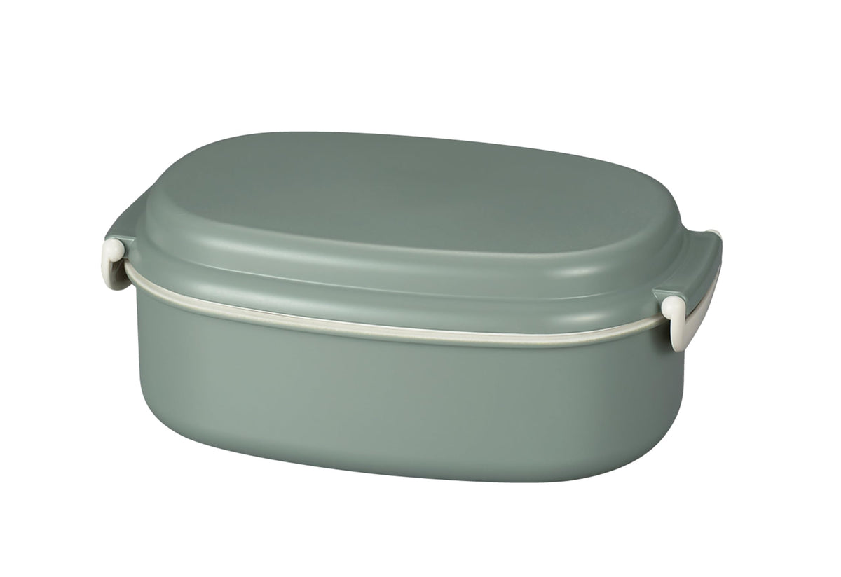 Tatsumiya 730 30556 Quick Washable Lunch Box, Premium Khaki Green