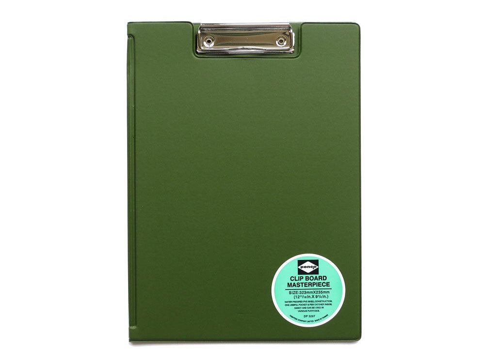 PENCO DP3297 Clipboard, A4, Khaki