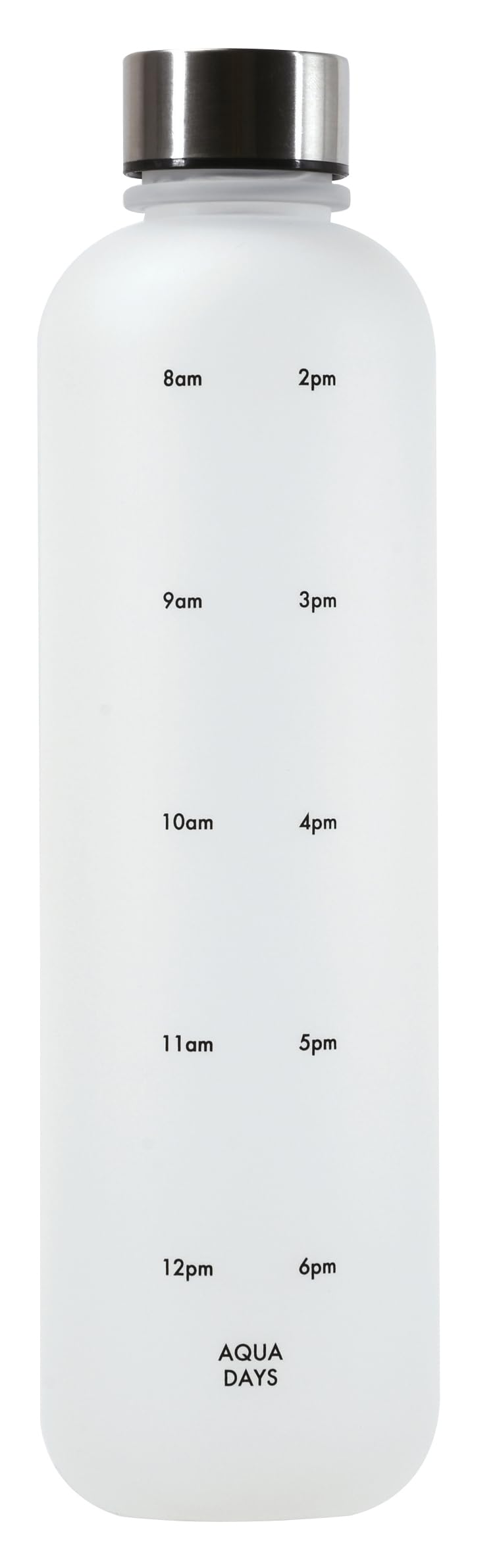 Pearl Metal HC-537 Plastic Bottle with Time Marker, 1000 Aqua Days White