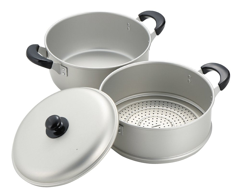 nyu-seretto Aluminum 2 Tier Steamer