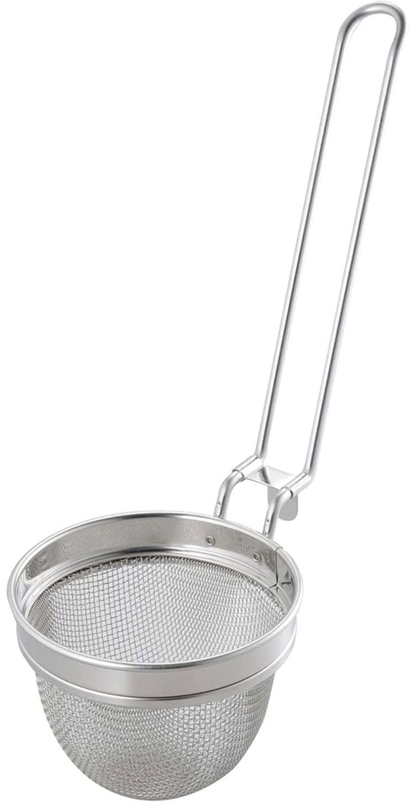 Shimomura 29343 Miso Strainer - Meijin (Made in Japan), Fine Grade, Dishwasher Safe, Can be Hung on the Pot Edge, Includes Hook