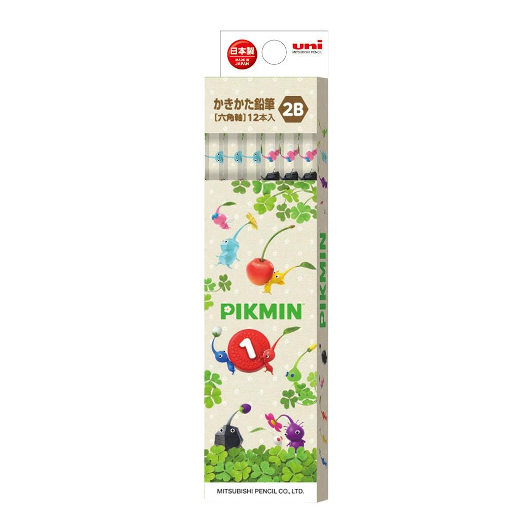 Mitsubishi Pencil Pikmin 2B 1 Dozen Paper Box K56522B