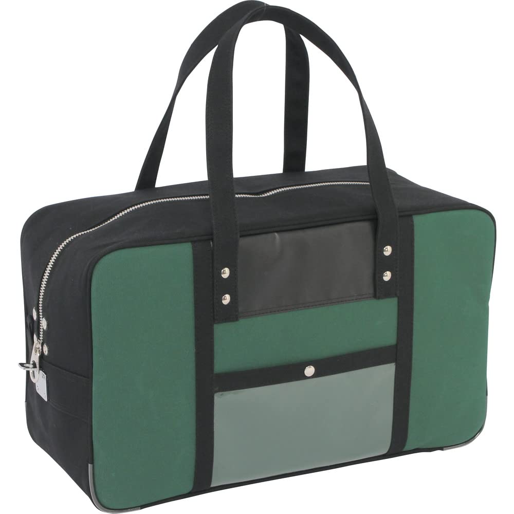 SANEI(サンエイ) ラゲージ 帆布メール用ボストン(L) 馬蹄錠金具付(南京錠付属無) モスG, Moss Green