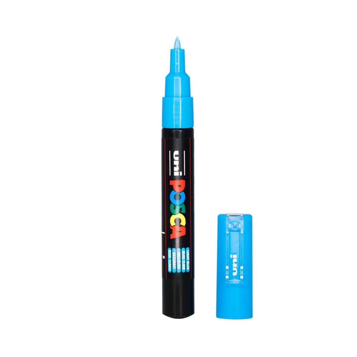 POSCA® PC-1M Water-Based Paint Markers, Extra Fine Tip (0.7mm), Light Blue