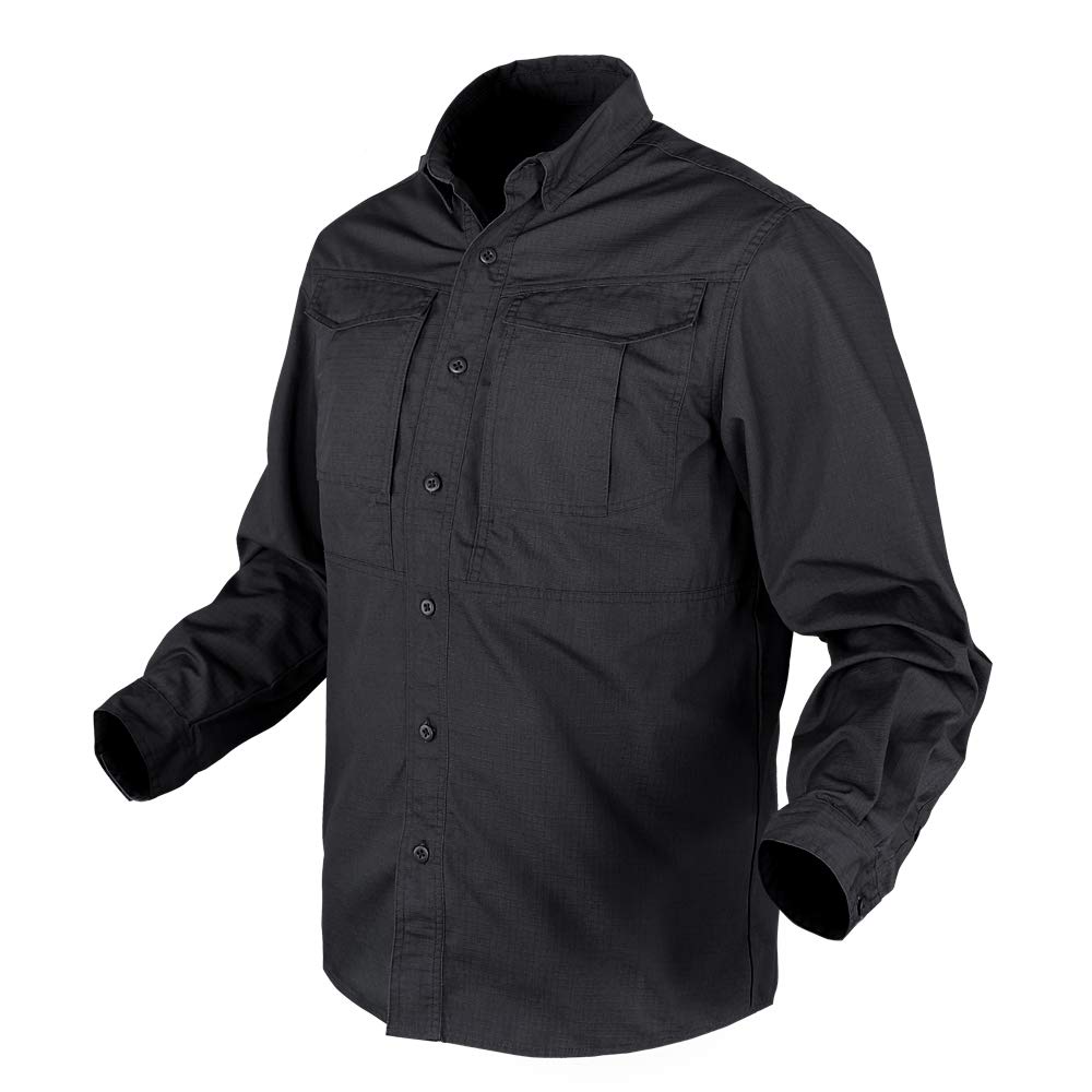 Condor Elite 101132-002-L Tac-Pro Shirt Black, L