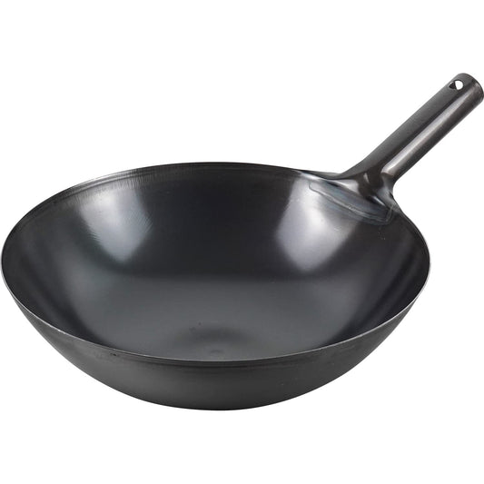 Wahei Freiz Ajido AD-658 Authentic Beijing Wok, 13.0 inches (33 cm) Gas, Iron Pot, Professional Specifications, Made in Japan