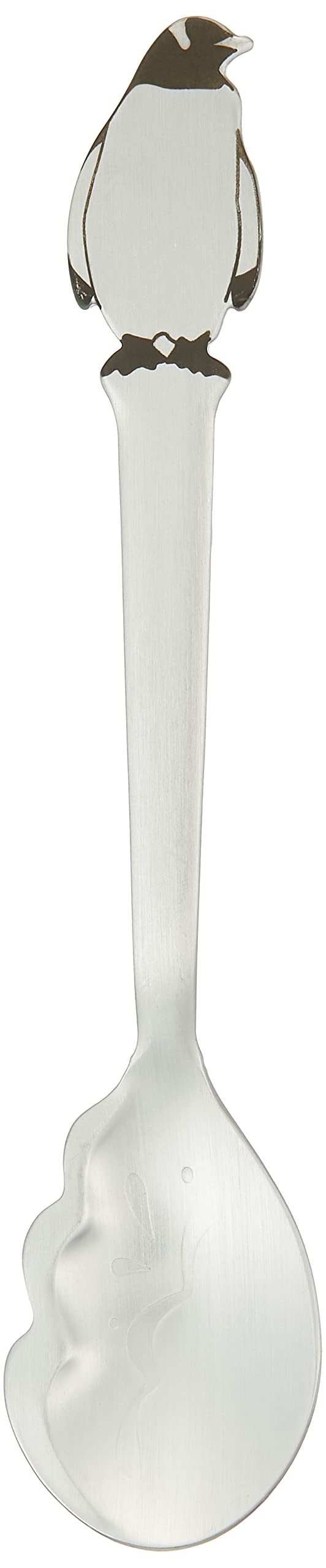 Takakuwa Metal Animal Cutlery, Ocean Penguin, Corrugated Spoon 005833