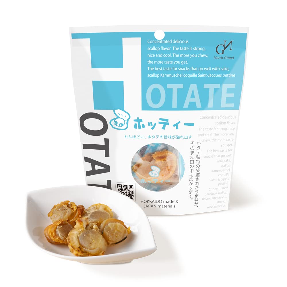 Soft Baked Scallop "Hotty" Made in Japan Hokkaido dried grilled hotate