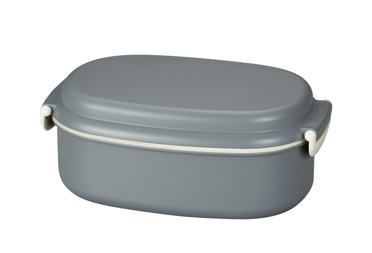 Tatsumiya 730 30557 Quick Washable Lunch Box, Premium Ash Gray