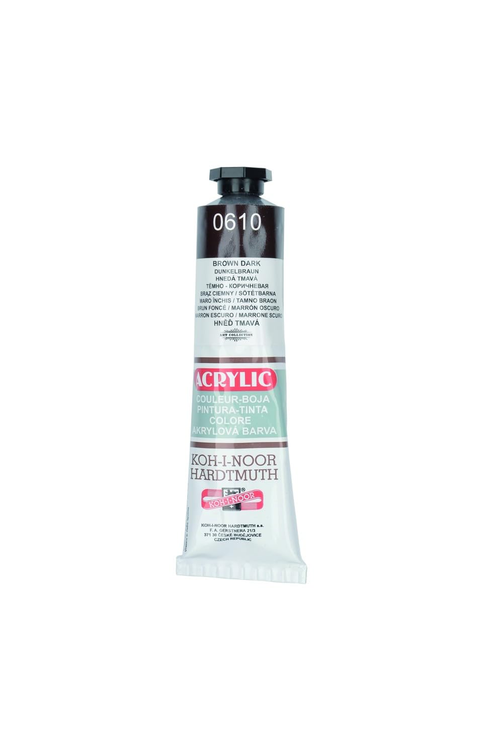 KOH-I-NOOR 016272200000 40 ml Acrylic Colour Paint - Dark Brown