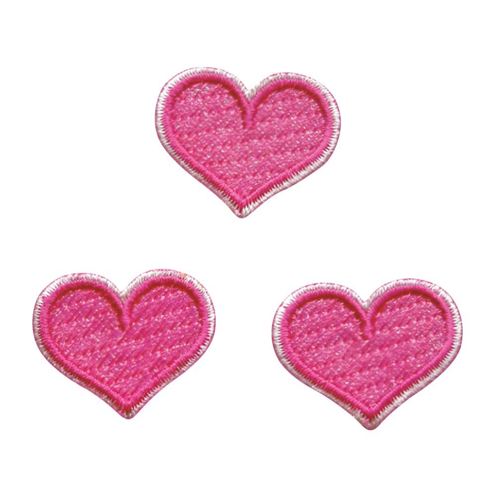 Pioneer Little Applique (Sparkling Heart), Pack of 3