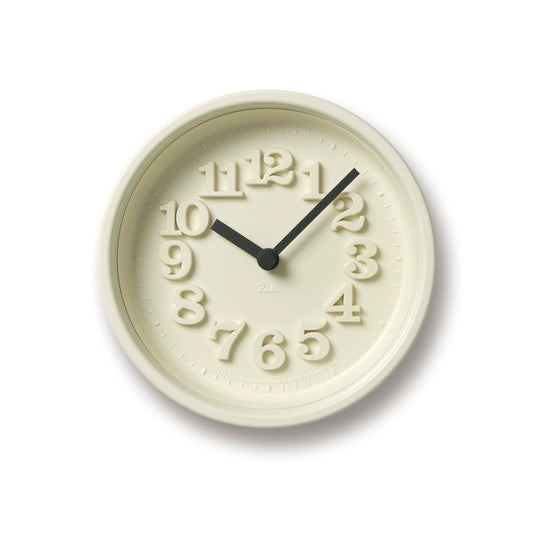 Lemnos WR07-15 IV Lemnos Hanging Dual Analog, Small Watch, Ivory, Diameter 4.8 x D2.8 inches (122 x 72 mm)