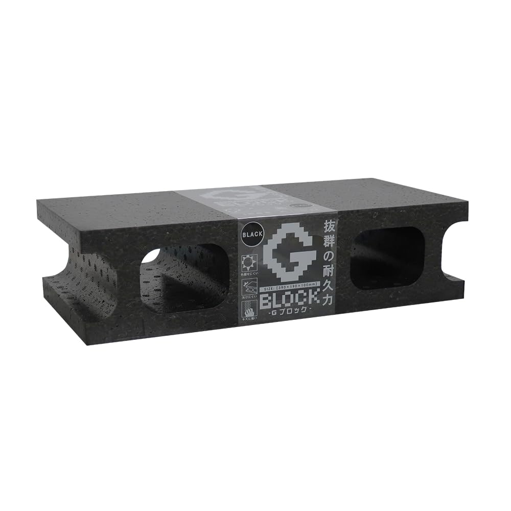Block Lightweight Foam Polypropylene Black 25000510 G Block