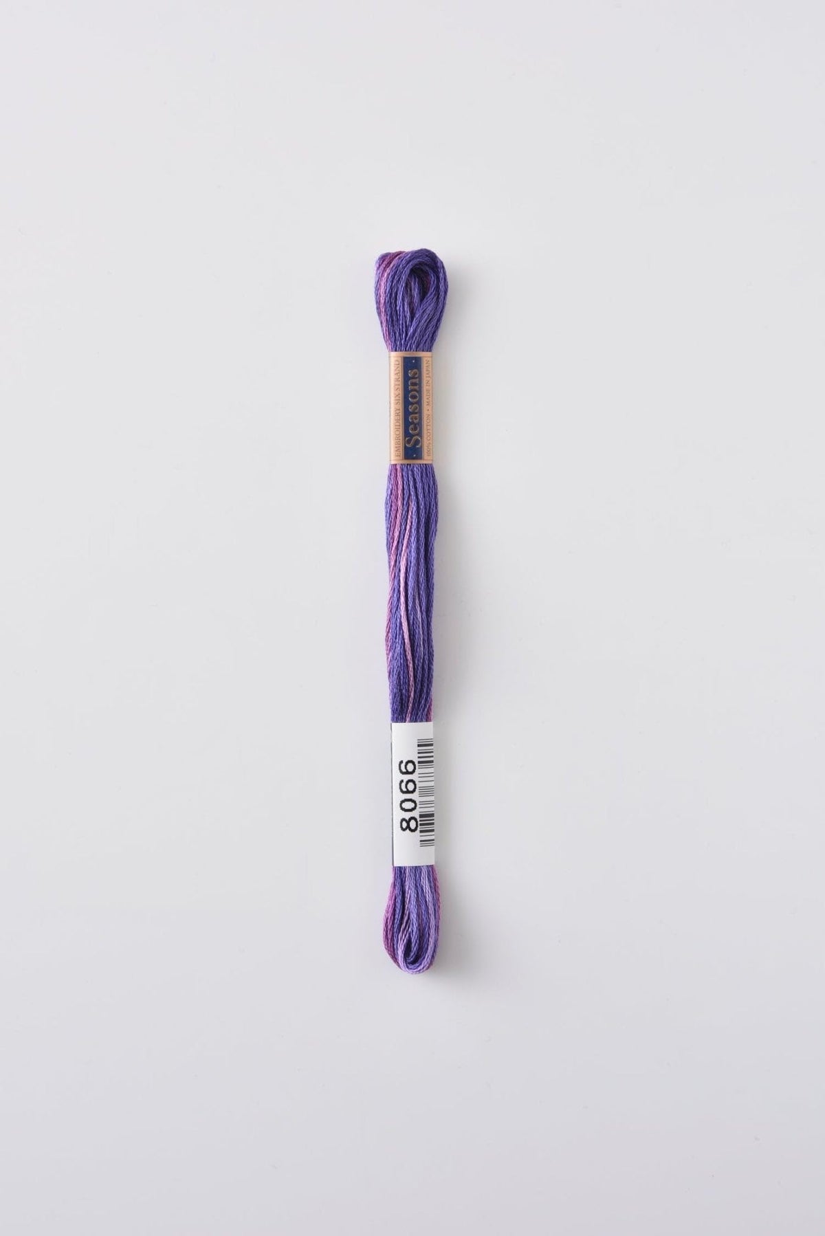 Lecien Japan SE80-8066 Cosmo Seasons Variegated Embroidery Floss, Purples