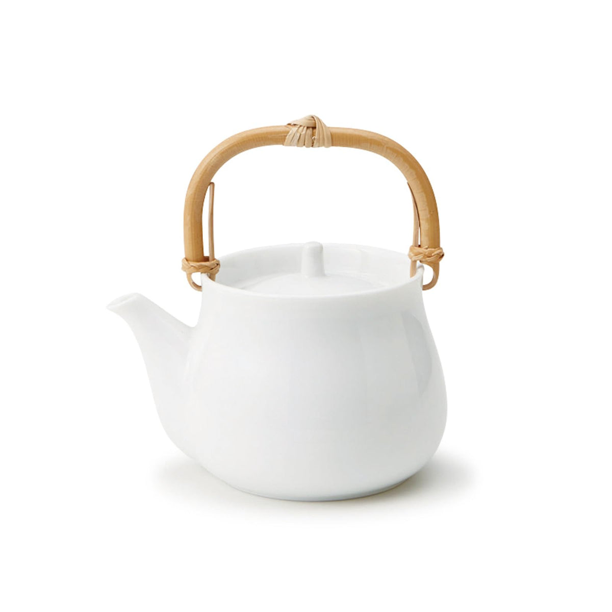 Mino Ware 25-052-101 Miyama Miyama Earthenware Pot, Teapot, Stainless Steel Tea Strainer, Capacity: Approx. 11.8 fl oz (350 ml), Microwave and Dishwasher Safe, 1 Juice, White Porcelain, Made in Japan