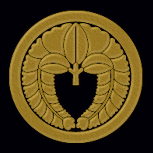 General Family Crest Maki-E Sticker 14. Maru-ni GD