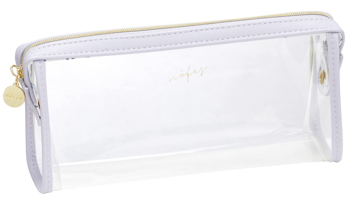 レイメイ藤井 Raymay Fujii FY392V Pen Pouch, Noves Clear Pen Pouch, Pale Violet