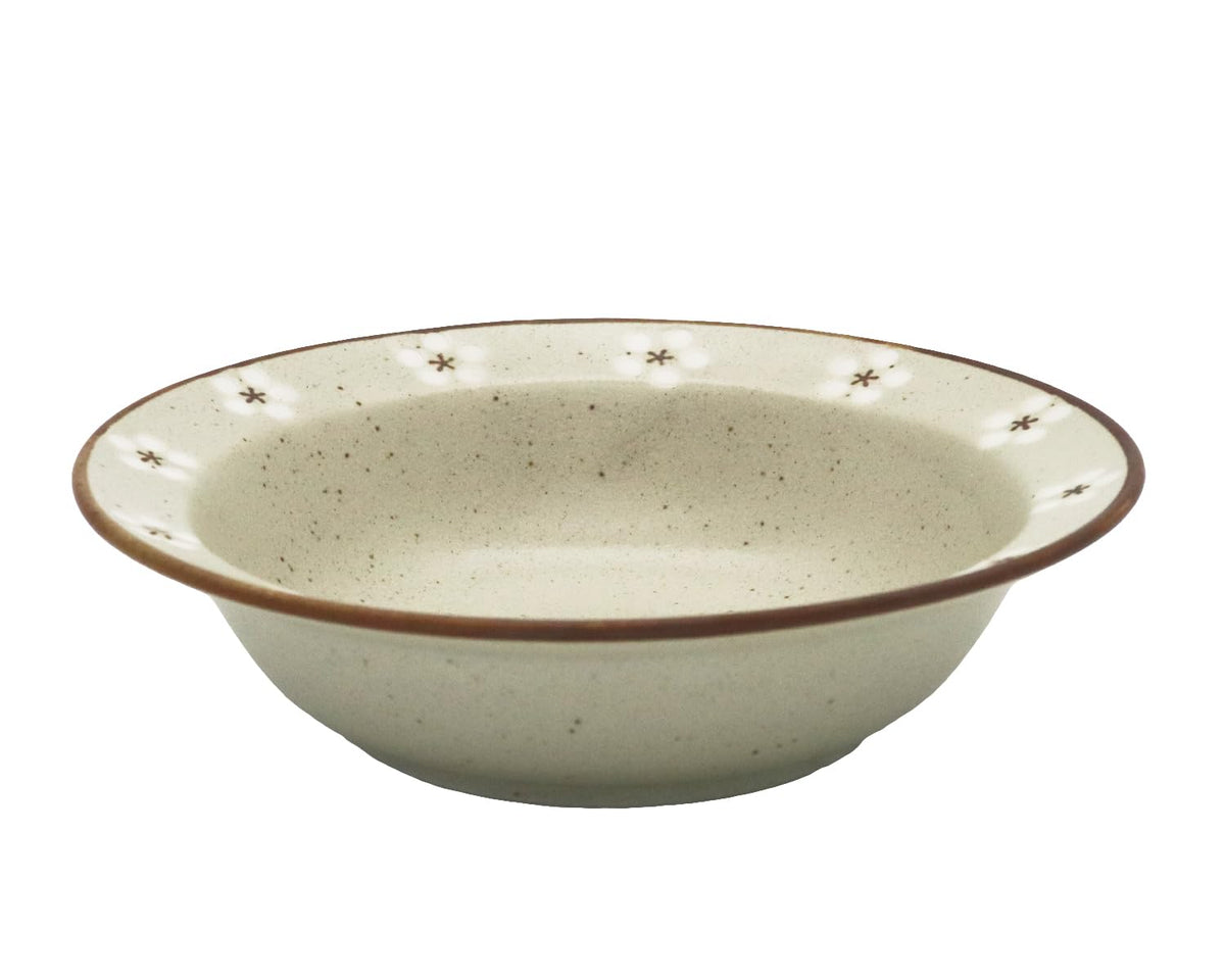 Castle Enterprise (5.9 inches (15 cm) Shallow Ball) Mino Ware Ancient Family Cafe Series in Kamakura Ancient