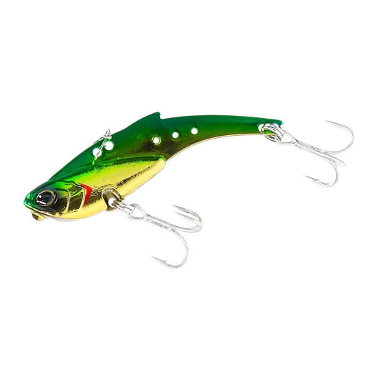 DAIWA Sea Bass Metal Vibe Moissanite Real Steel, 0.9 oz (26 g), Green Gold Lure